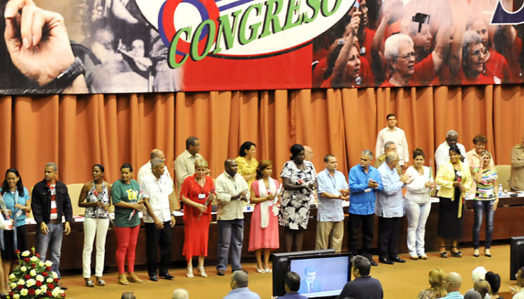 Clausura del VIII Congreso de los CDR. Foto: José Raúl Rodríguez Robleda