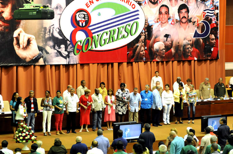 Clausura del VIII Congreso de los CDR. Foto: José Raúl Rodríguez Robleda