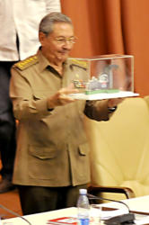 Clausura del VIII Congreso de los CDR. Foto: José Raúl Rodríguez Robleda