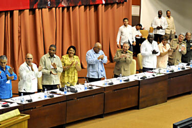 Clausura del VIII Congreso de los CDR. Foto: José Raúl Rodríguez Robleda