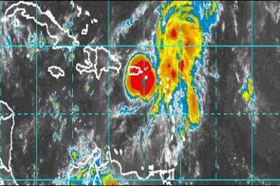 Tormenta tropical Gabrielle estacionada en el Mar Caribe
