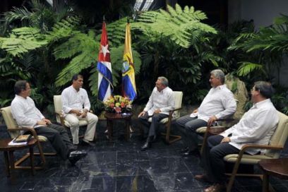 Sostuvo Raúl conversaciones oficiales con el Presidente Correa