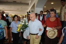 En el homenaje participó Justino Di Celmo, padre de la víctima, quien recordó la sensibilidad de Fabio y su interés por las causas de los desposeídos