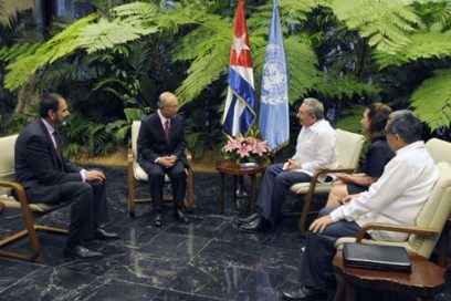 Recibió Raúl Castro al Director General del OIEA