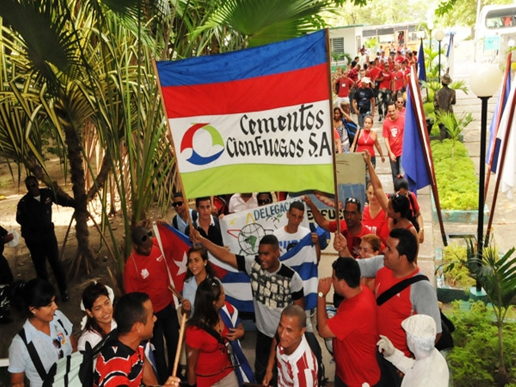 Alegría y entusiasmo en el festival cienfueguero. Foto: Juan Carlos Dorado.