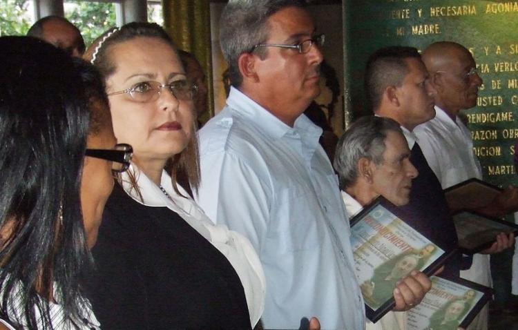 Trabajadores reconocidos por el SNTH. Foto: Heriberto González.