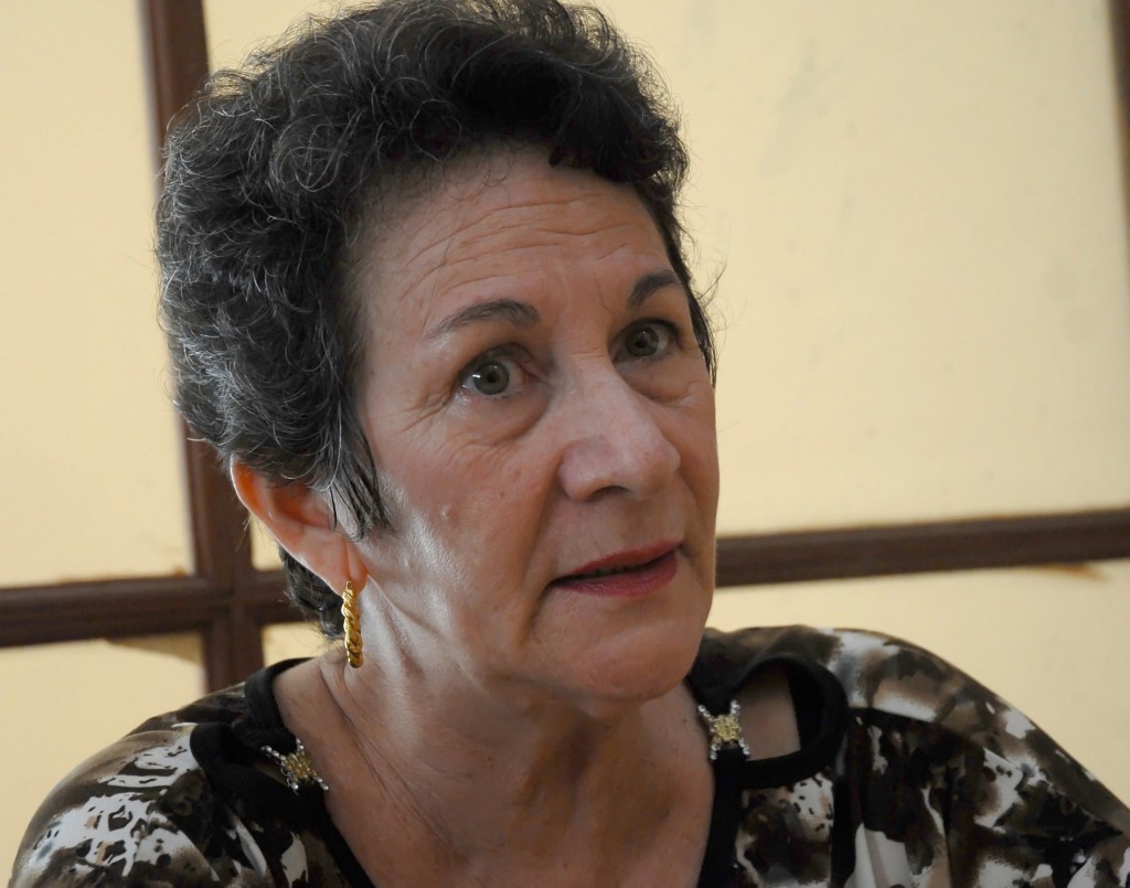 “La historia me absolverá subraya la importancia de las constituciones como ley de mayor jerarquía de un Estado”, expresó la profesora Marta Prieto Valdés. Foto: Agustín Borrego.