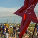 Un espejo de agua reflejará las tres imágenes de Camilo y recordará la tradición de entregar flores a Camilo.