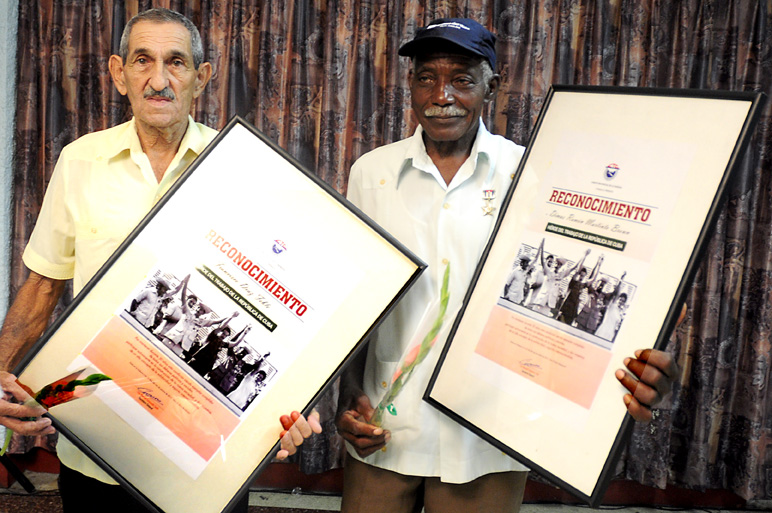 “Honrar, honra” llevó por nombre el homenaje. Foto: Roberto Carlos Medina