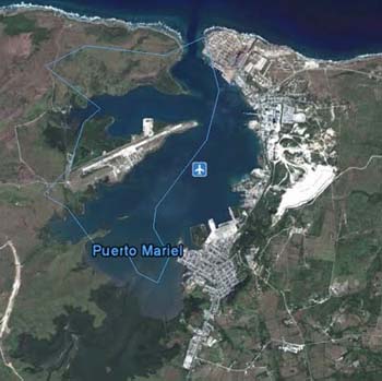 Obras en el puerto del Mariel.