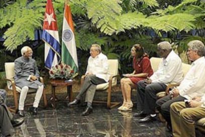 Sostuvo Raúl encuentro con el Vicepresidente de la India