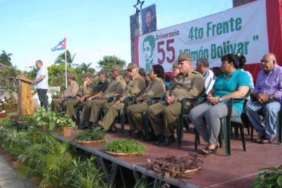 Conmemorado aniversario 55 del IV Frente Oriental Simón Bolívar