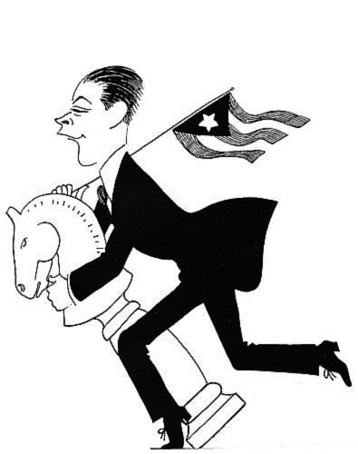 Caricatura de Capablanca por Conrado Massaguer