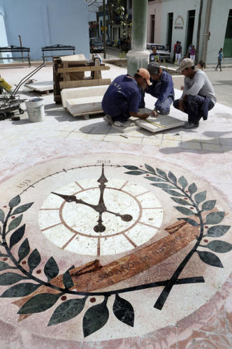El parque 500 aniversario es uno de los espacios urbanos que harán perdurable esta jornada. Foto: René Pérez Massola.