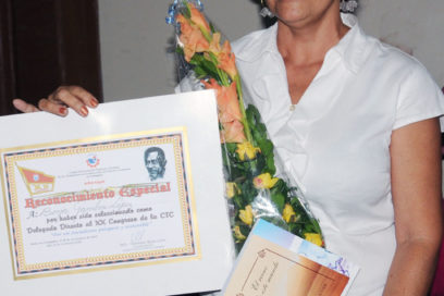 Una camagüeyana electa como segunda delegada directa al XX Congreso de la CTC