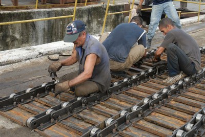La etapa de reparaciones permite asumir la molienda con condiciones óptimas de funcionamiento.