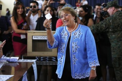 Michelle Bachelet, presidenta electa de Chile