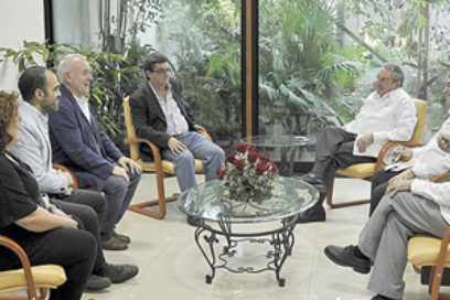 Recibió Raúl a dirigentes comunistas de España