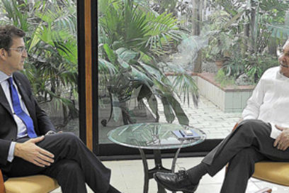 Recibió Raúl al Presidente de la Junta de Galicia