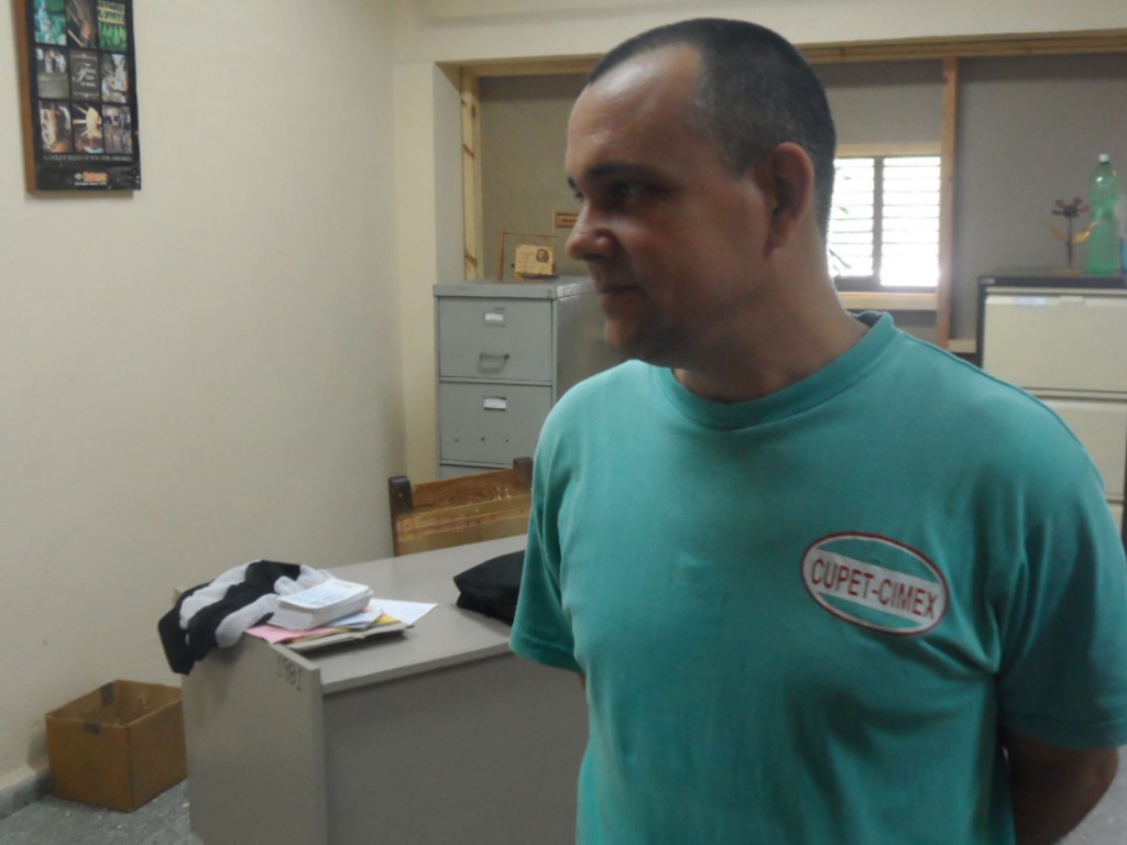 Jesús Jiménez, secretario de la sección sindical de la Galera, expresó el compromiso de los trabajadores para aumentar la producción