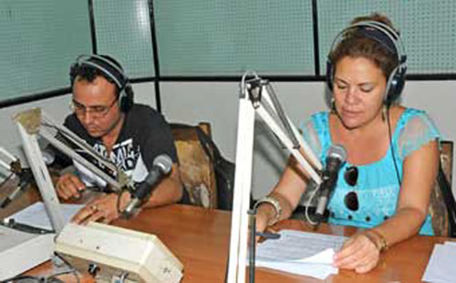 Se festejó una década de proclamada Ciego de Ávila como Capital de la Locución Cubana. Foto: Nohema Díaz Muñoz