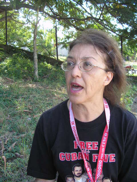 Gloria La Riva. Foto: Manuel Valdés Paz.