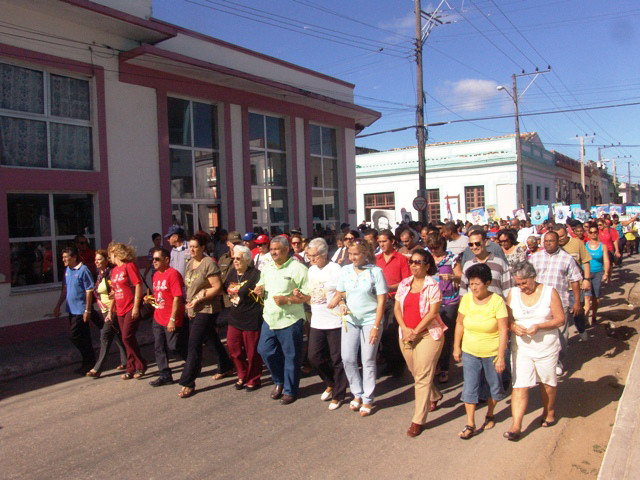 La marcha de madres y abuelas en cardenas