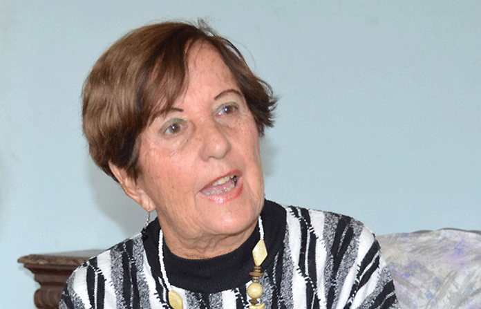 Al hablar de su participación en la lucha clandestina Esperanza siente que cumplió sencillamente con el deber que le reclamó el tiempo en que le tocó vivir. Foto: Eddy Martin