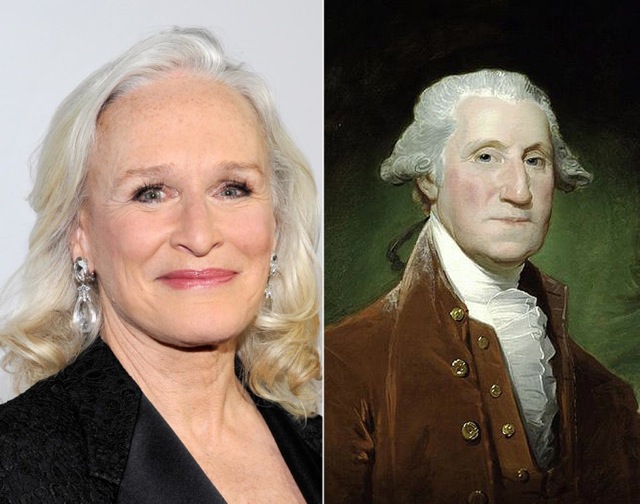 Glenn Close y George Washington