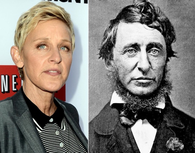 Ellen DeGeneres y Henry David Thoreau