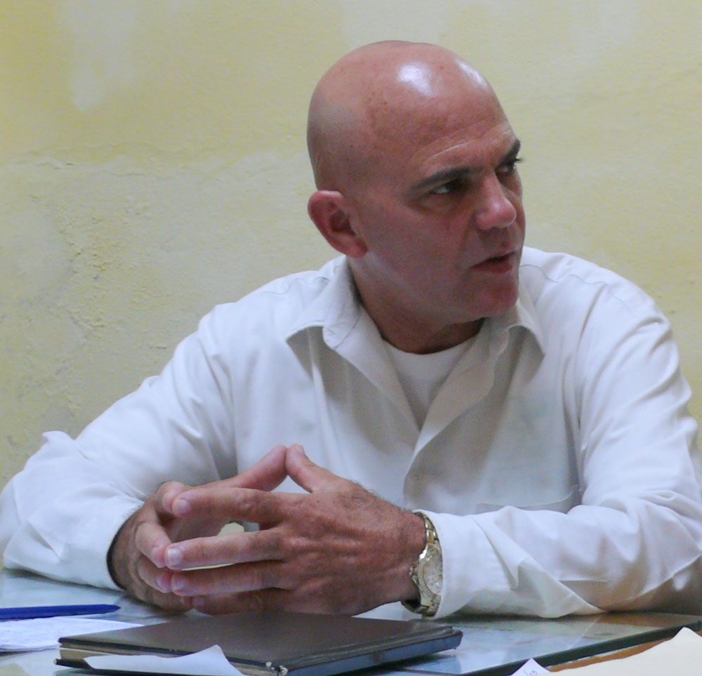 Julio Rodríguez: “Trabajamos de forma cohesionada...”. Fotos: Lesther Pinal León.