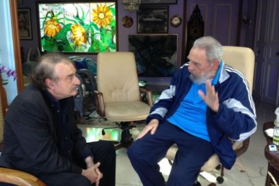 Fidel Castro Meets Writer Ignacio Ramonet