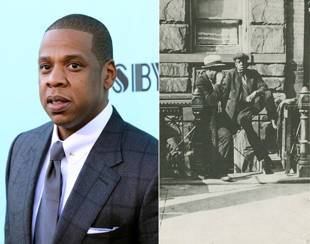 Jay-Z y un desconocido de Harlem