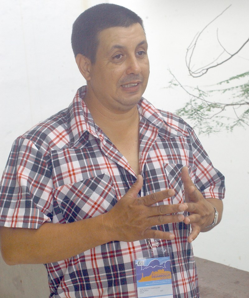 José Alexis Rodríguez Gago, especialista municipal del CITMA en Yaguajay.
