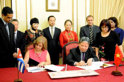 Firman acuerdo titulares de Justicia de Cuba y Vietnam