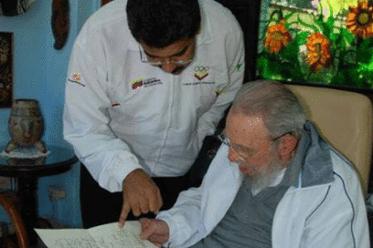 Recibió Fidel a Nicolás Maduro en ocasión del aniversario de primer viaje de Chávez a Cuba