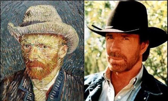 Vincent Van Gogh y Chuck Norris