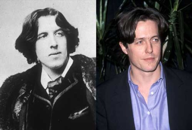 Oscar Wilde y Hugh Grant