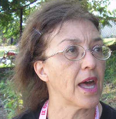 Gloria La Riva. Foto: Del autor Gloria La Riva. Foto: Del autor