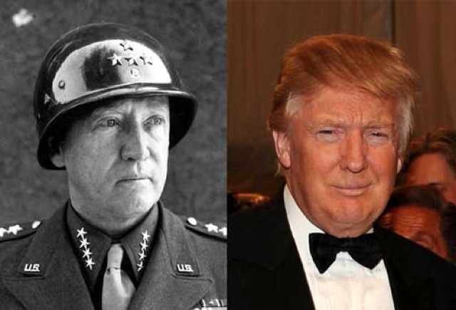 General George Patton y Donald Trump