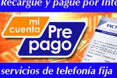 Etecsa informa nuevas posibilidad de recarga y pago de servicios desde Internet