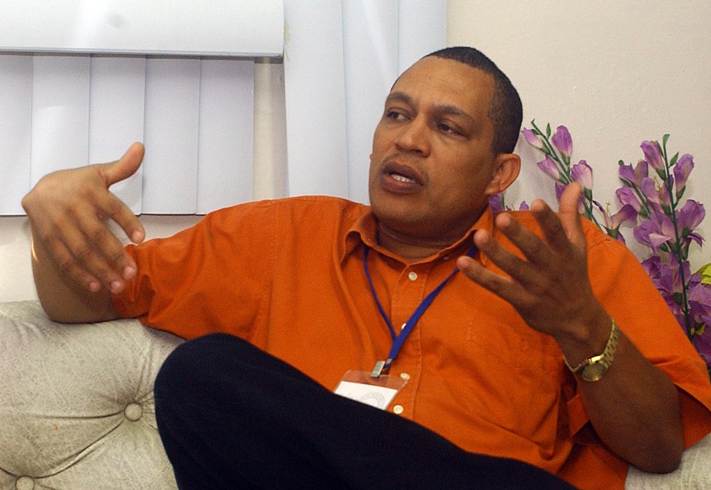Ismael Druyet Pérez, secretario general del Sindicato Nacional de los Trabajadores de la Educación, la Ciencia y el Deporte. | foto: César A. Rodríguez