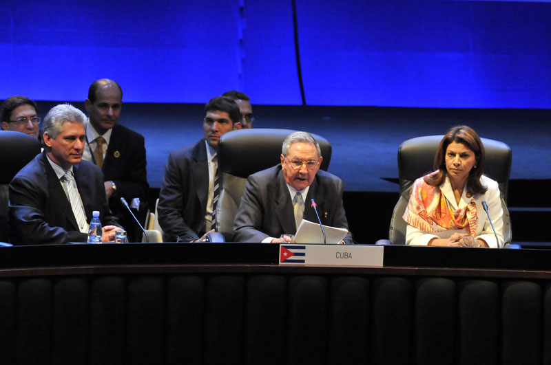 Raúl clausura la II Cumbre de la CELAC (Foto: René Pérez Massola)