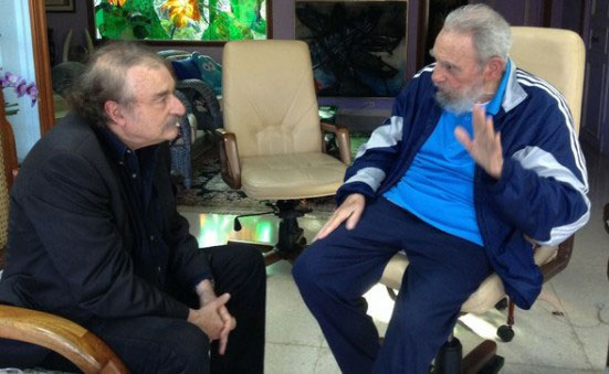 Fidel y Ramonet el pasado 13 dediciembre de 2013. Foto: Alex Castro