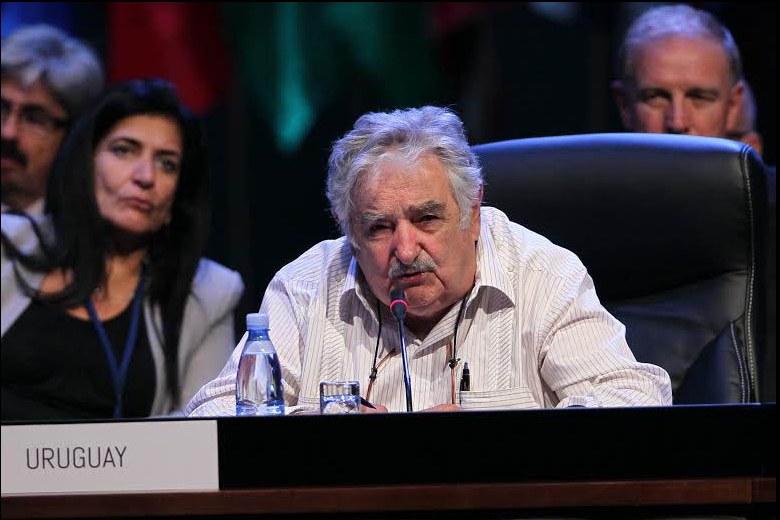 José Alberto Mujica Cordano interviene en sesión plenaria de la mañana del 29 de enero en la II Cumbre de la CELAC Foto. CELAC-Cuba