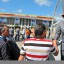 Llegada a Isla Margarita del equipo de Villa Clara, el cual fue recibido por Víctor Fidel Gaute, jefe de las misiones cubanas en Venezuela. Foto: R