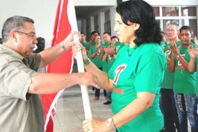 Abanderada delegación tunera al XX Congreso de la CTC