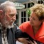 Fidel se reunió con la presidenta brasileña, Dilma Rousseff. Foto: Alex Castro