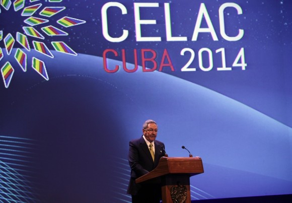 raul en la celac 28 de enero