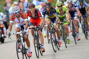 Primera etapa del Tour de San Luis, en la que nuestra sexteta quedó bien rezagada